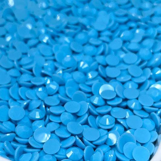 Light Blue Jelly Resin Rhinestones