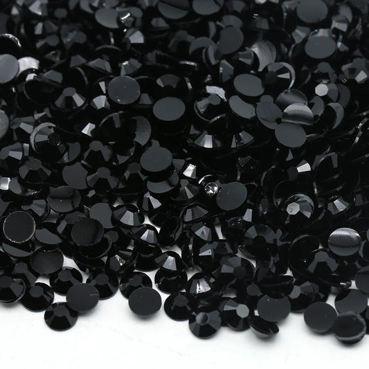 Black Jelly Resin Rhinestones