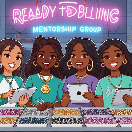 ReadyToBling Mentorship Group, self pace class, tutorials, diy, how to, bling templates, bling tumblers, rhinestone patterns