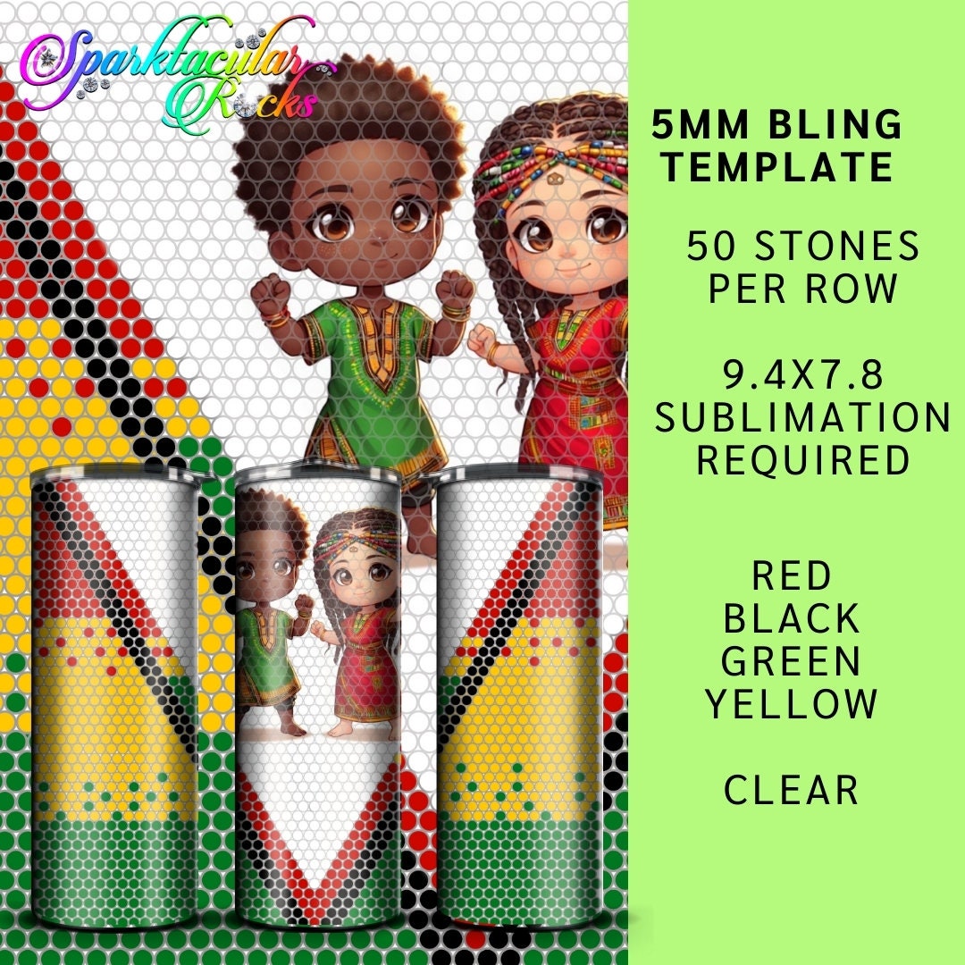 3 Rhinestones Tumbler Templates | ss20 5mm | bling tumbler | bling | 50 stones per row | 20 oz straight tumbler | png template